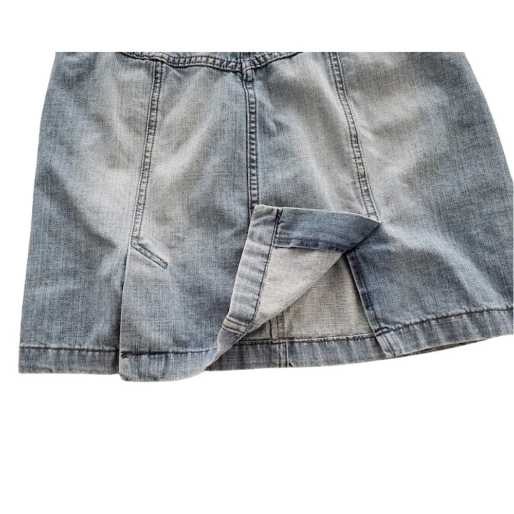 Tommy Hilfiger Vintage Short Mini Jean Skirt, Good Shape! No Flaws. SZ: 10 - Picture 8 of 11